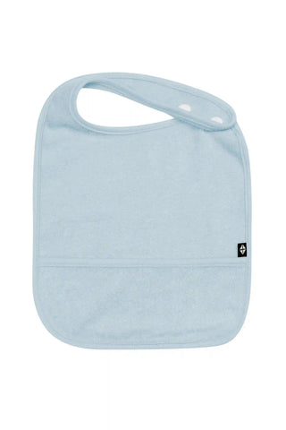 Terry Pocket Bib in Fog