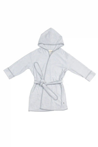 Hooded Bath Robe in Storm
