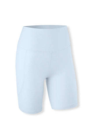 Bamboo Flex High Rise Biker Short in Breeze
