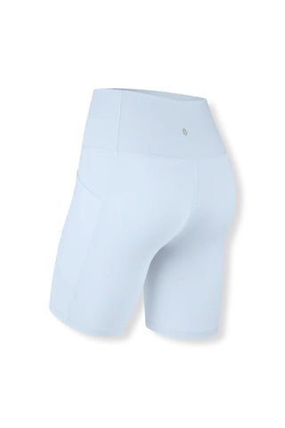 Bamboo Flex High Rise Biker Short in Breeze