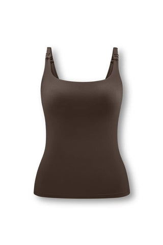 Women's Nursing Tank in Toffee