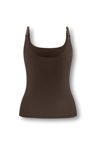 Women's Nursing Tank in Toffee