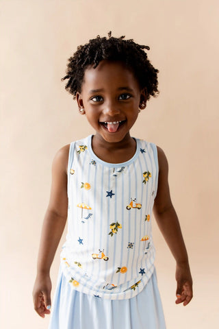 Toddler Tank Top in Amalfi Coast