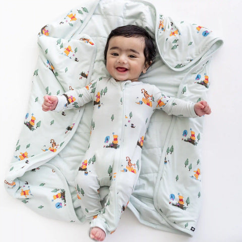 Baby Blanket in Winnie the Pooh Hundred Acre Wood 1.0