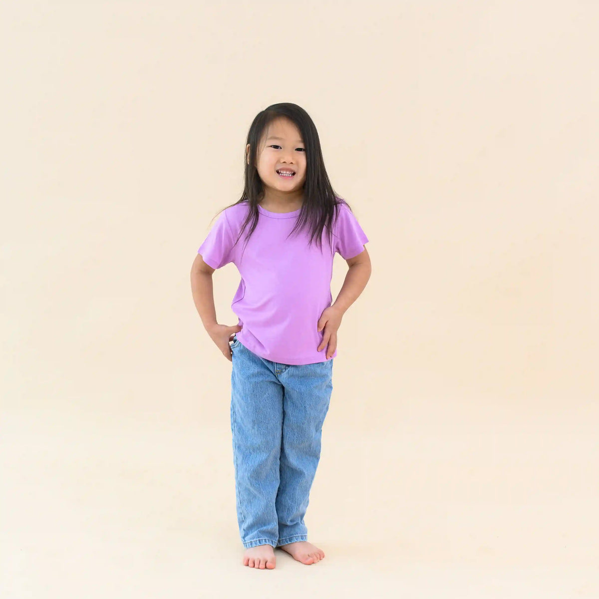 Toddler Basic Tee in Poi