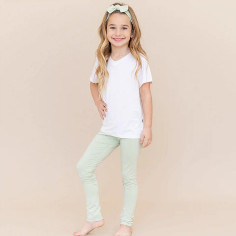 Toddler Leggings in Basil