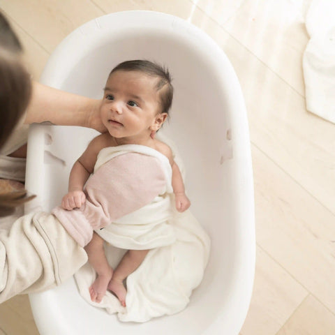 Terry Bath Mitt in Blush