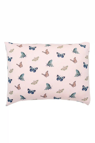 Standard Pillowcase in Blush Butterfly