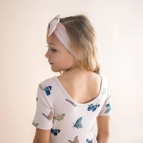 Twirl Dress in Blush Butterfly
