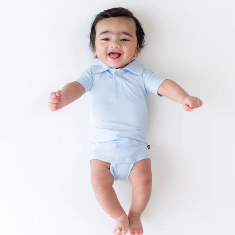 Polo Bodysuit in Breeze