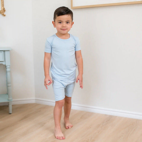 Short Sleeve Pajamas in Breeze