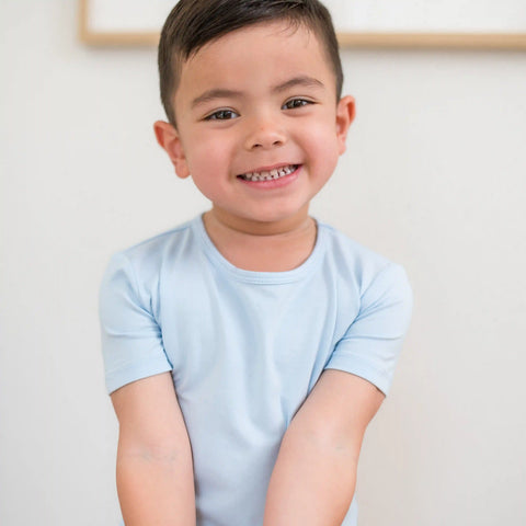 Short Sleeve Pajamas in Breeze