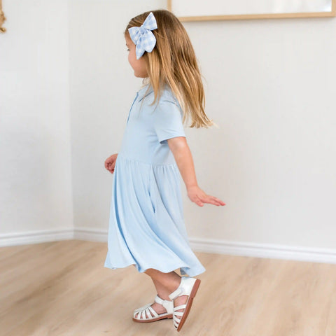 Polo Dress in Breeze
