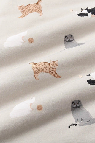Standard Pillowcase in Fluffy Cat