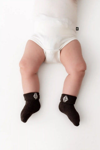 Baby 3-Pack Socks in Cafe