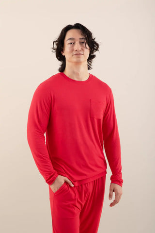 Men's Jogger Set in Cardinal