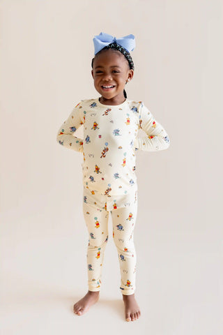 Long Sleeve Pajamas in Winnie the Pooh Celebration
