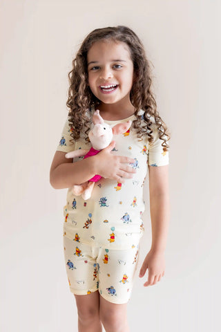 Short Sleeve Pajamas in Winnie the Pooh Celebration