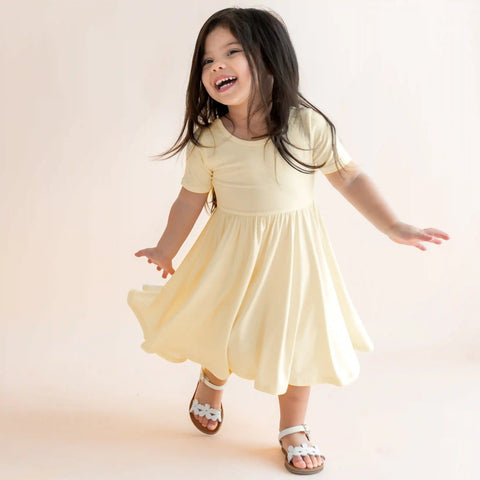 Twirl Dress in Chamomile