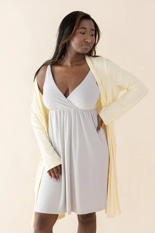 Women's Lounge Robe in Chamomile