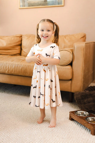 Twirl Dress in Dachshund