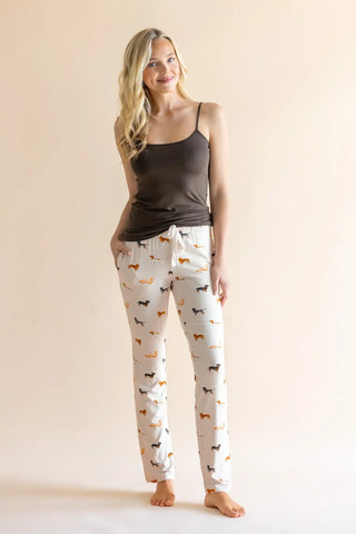 Women's Lounge Pants in Dachshund