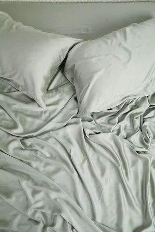 Bamboo Sateen Sheet Set in Eucalyptus
