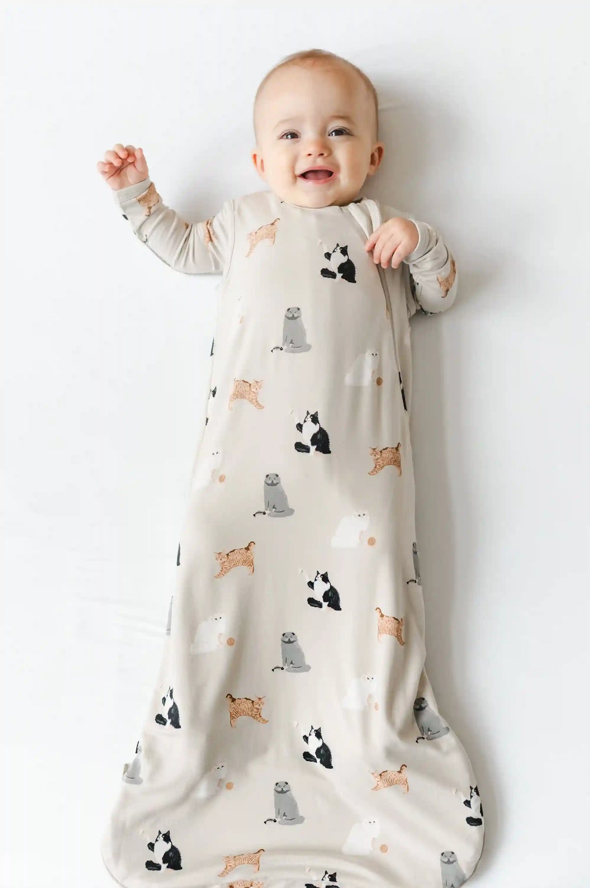 Sleep Bag in Fluffy Cat 0.5