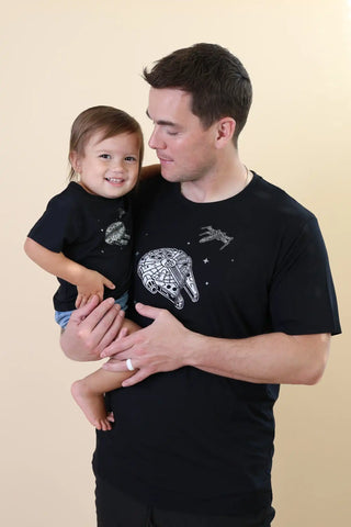 Men's Crew Neck Tee in Millennium Falcon™