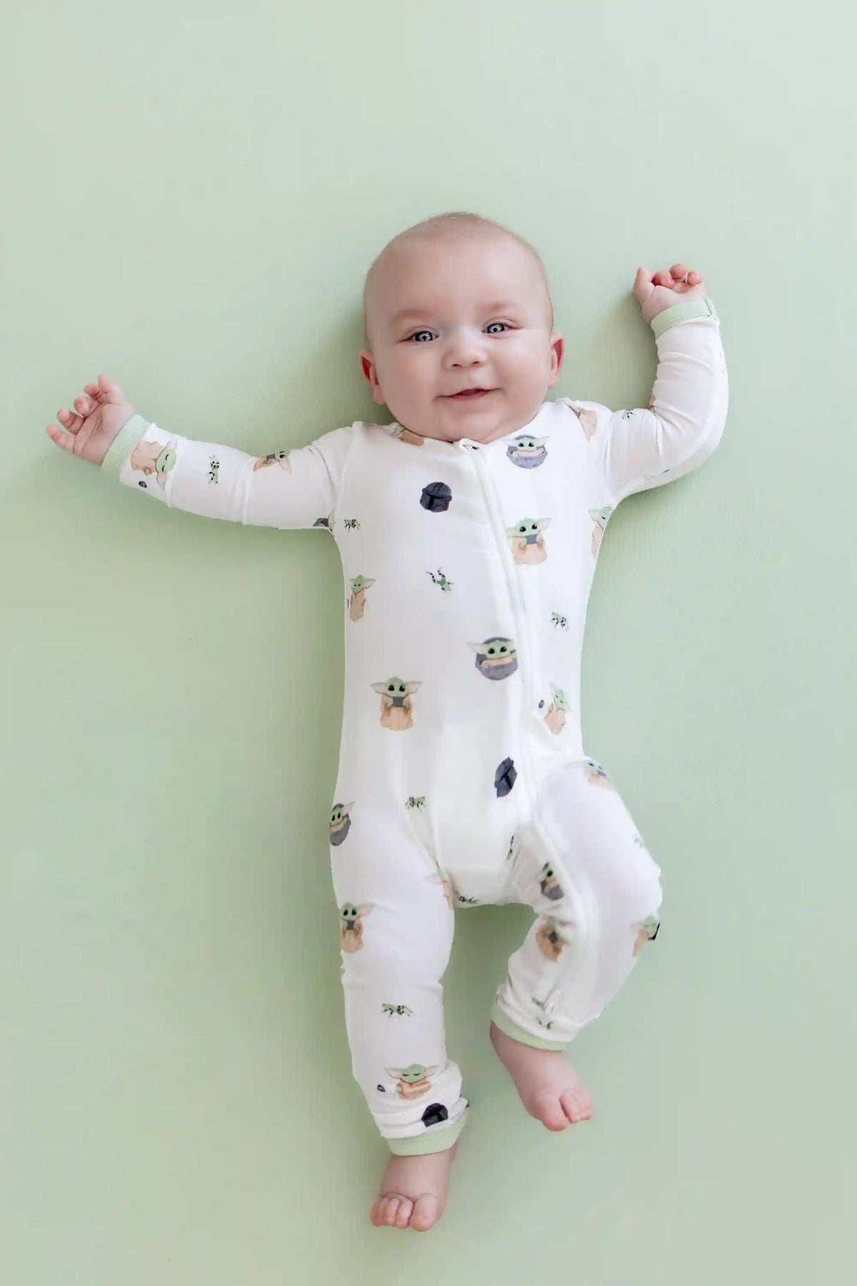 Zippered Romper in Grogu™