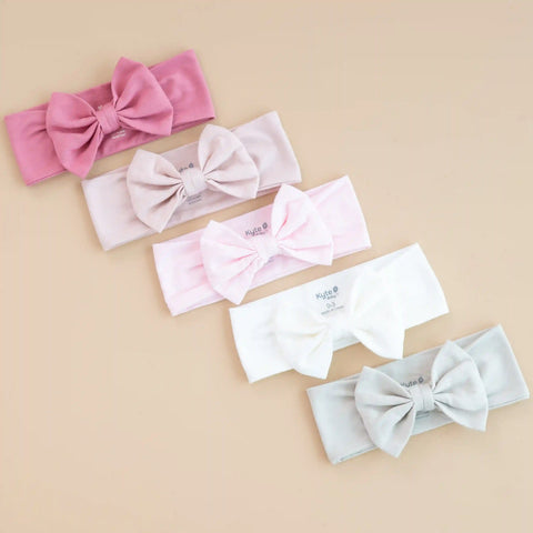 Bow Headband in Oat