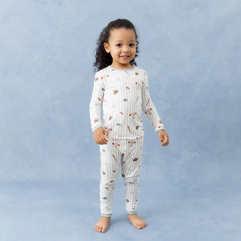 Long Sleeve Pajamas in Home Run