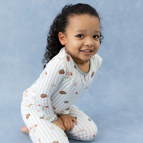 Long Sleeve Pajamas in Home Run