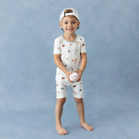 Short Sleeve Pajamas in Home Run