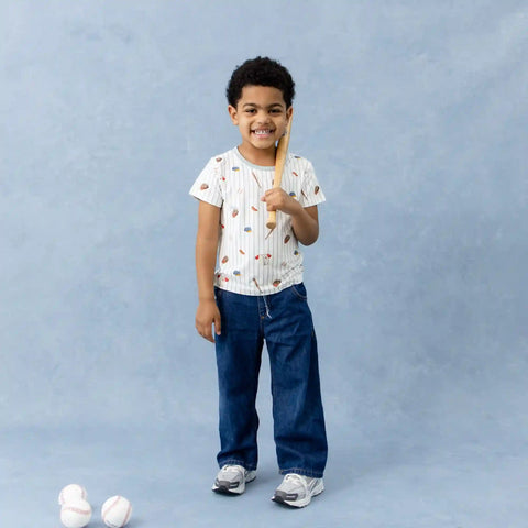 Toddler Basic Tee in Home Run