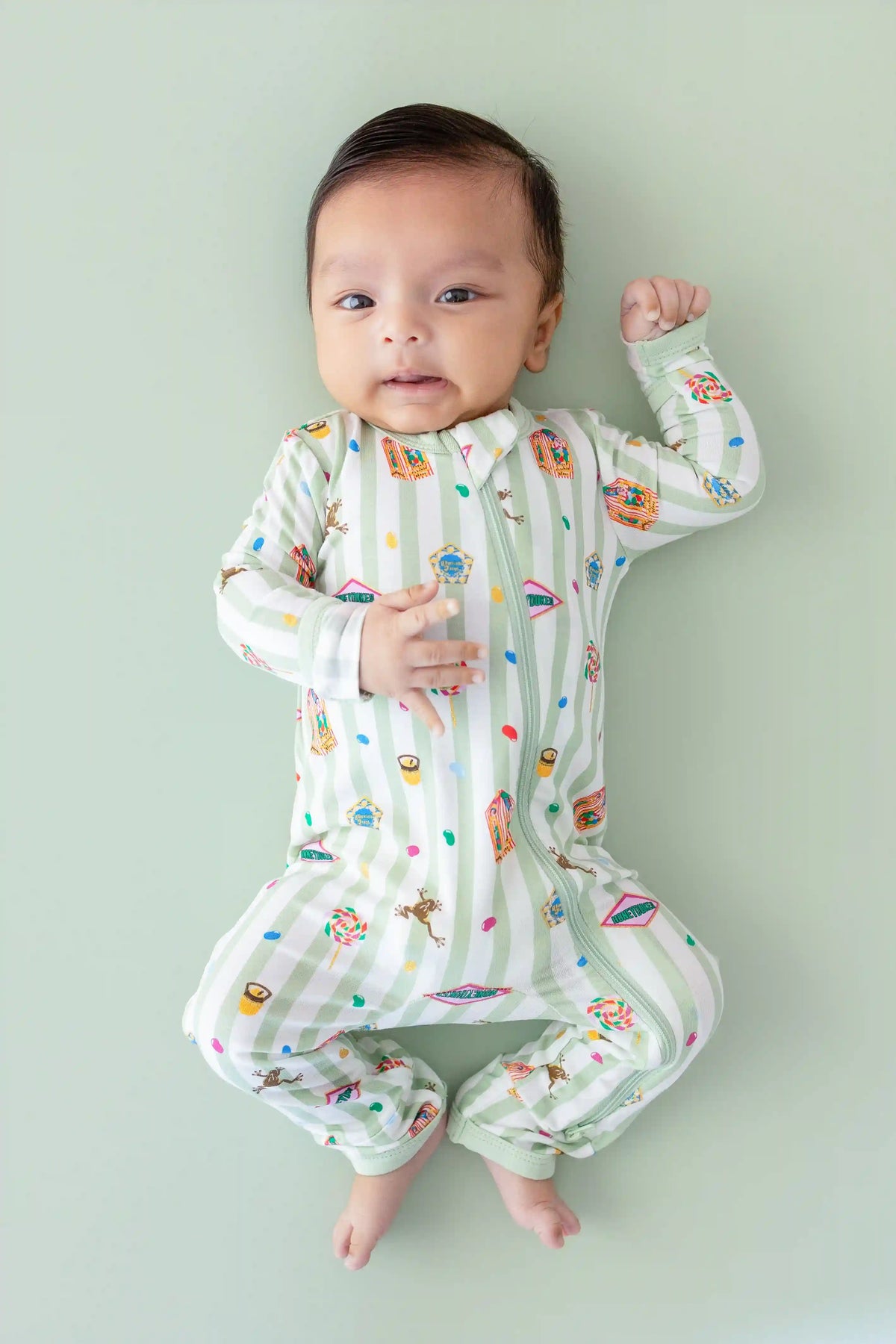 Zippered Romper in Honeydukes