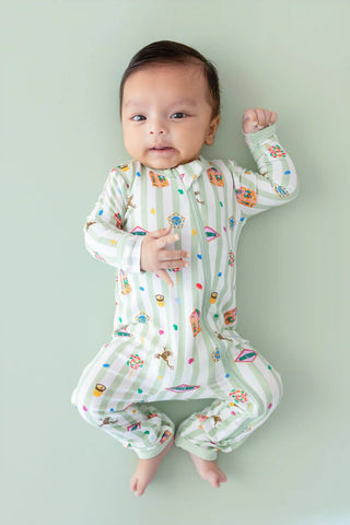 Zippered Romper in Honeydukes