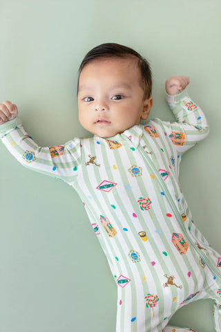 Zippered Romper in Honeydukes