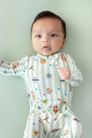Zippered Romper in Honeydukes