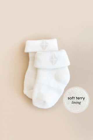 Baby 3-Pack Socks in Cloud