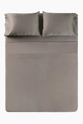 Bamboo Sateen Sheet Set in Truffle