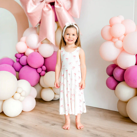 Tank Twirl Dress in Bow