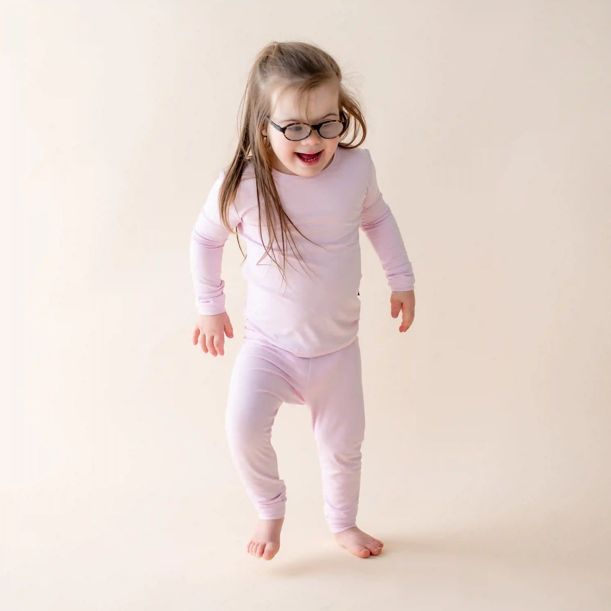 Long Sleeve Pajamas in Thistle