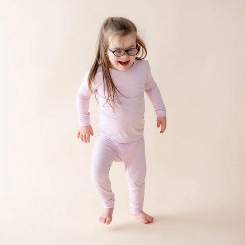 Long Sleeve Pajamas in Thistle