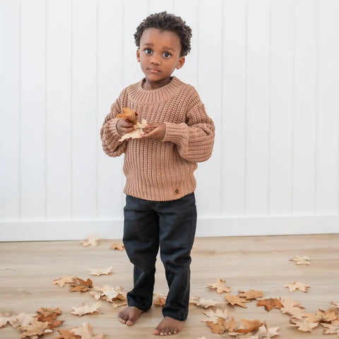 Chunky Knit Sweater in Latte
