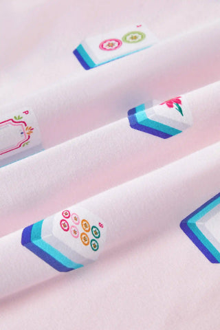 Women's Lounge Pants in Sakura Mahjong