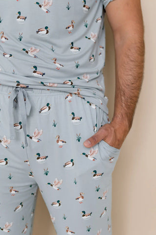 Men's Lounge Pants in Mallard Duck