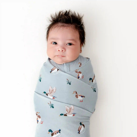 Swaddle Blanket in Mallard Duck