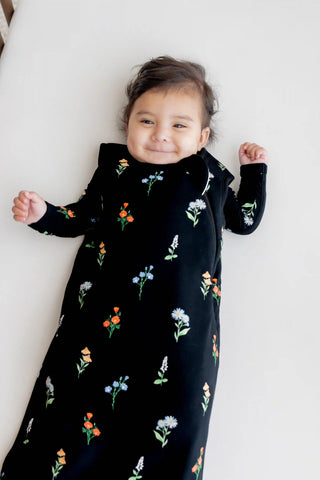 Sleep Bag in Midnight Wildflower 1.0