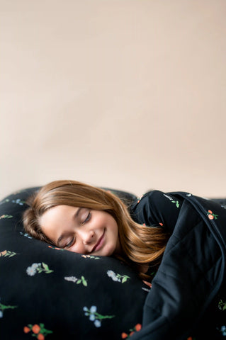 Standard Pillowcase in Midnight Wildflower